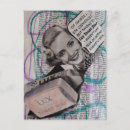 Recherche de savonnerie cartes postales Bleu
