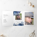 Recherche de motif floral invitations Bleu