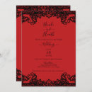 Suche nach schwarze und rote hochzeit einladungen Gotisch