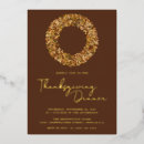 Recherche de wreath thanksgiving invitations Moderne