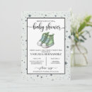 Recherche de vert de chaussure invitations Bébé