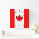 Recherche de feuille rouge horloges Feuilles