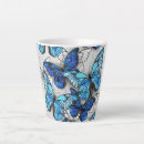 Recherche de papillon bleu tasses Papillons