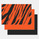 Recherche de orange noir papier cadeau Tigre