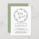 Recherche de greenery baby shower invitations Botanique