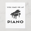 Recherche de grand piano cartes postales Pianiste