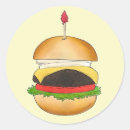 Recherche de hamburger autocollants Laitue