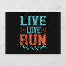 Recherche de run cartes postales Jogger