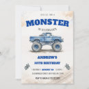 Recherche de monstre invitations Camions monstres