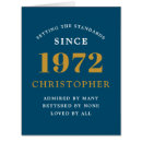 Recherche de 1972 anniversaire cartes 50 ans
