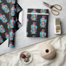 Recherche de humain papier cadeau Crâne