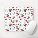 Recherche de rouge cerise tapis souris Fleurs