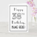 Suche nach 38 geburtstag karten 38 jahre alt