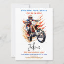 Recherche de motocross invitations D'anniversaire de moto