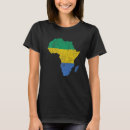 Recherche de drapeau gabon tshirts Continent