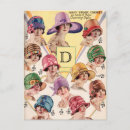 Recherche de monogramme drôle cartes postales Pour elle