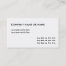 Recherche de peu cartes visite Simple
