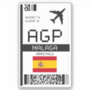 Recherche de ville espagnole autocollants Travel