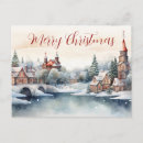 Suche nach weihnachtsdorf postkarten Winter