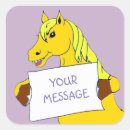 Recherche de sabots autocollants Poney