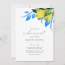 Suche nach zitronenhochzeit einladungen Blau und gelb