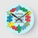 Recherche de puzzle horloges Sensibilisation sur l'autisme