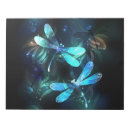 Recherche de libellules blocsnotes Bleu