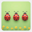 Recherche de coccinelle jaune autocollants Insectes