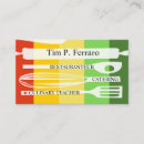 Recherche de gastronomique cartes visite Cuisine