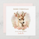 Recherche de vintage deer christmas vœux cartes Traditionnel