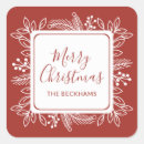 Recherche de couleurs de noël autocollants Élégant