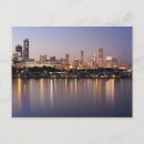 Suche nach chicago skyline postkarten Reflexion