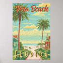 Recherche de vintage palm posters De voyage vintage