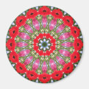 Recherche de mandala coloré magnets Kaléidoscope