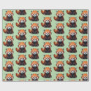 Recherche de panda roux papier cadeau Animal