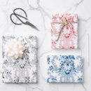 Recherche de rococo papier cadeau Floral vintage
