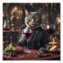 Suche nach glas wein poster Katze