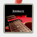 Recherche de guitare ornements Rouge