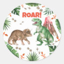 Recherche de jurassique autocollants Anniversaire de dinosaure