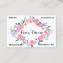 Recherche de flowers shop cartes visite Magasin de fleurs