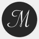 Suche nach m monogramm aufkleber Schwarz