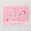 Recherche de avion papier vœux cartes Coeur