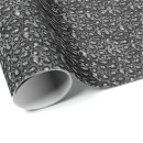 Recherche de gris argenté papier cadeau Pour elle