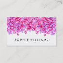 Recherche de pourpre lilas cartes visite Fleuriste