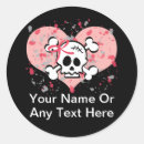 Recherche de crâne kawaii autocollants Goth