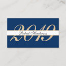 Recherche de nominative cartes visite Classe de 2019