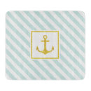 Recherche de ancre nautique planches à découper Blanc