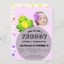 Recherche de grenouille rose invitations Princesse