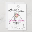 Recherche de silhouette invitations Mariée