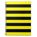 Recherche de jaune et noir carnets Rayures